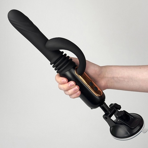 A thrusting rabbit vibrator tu